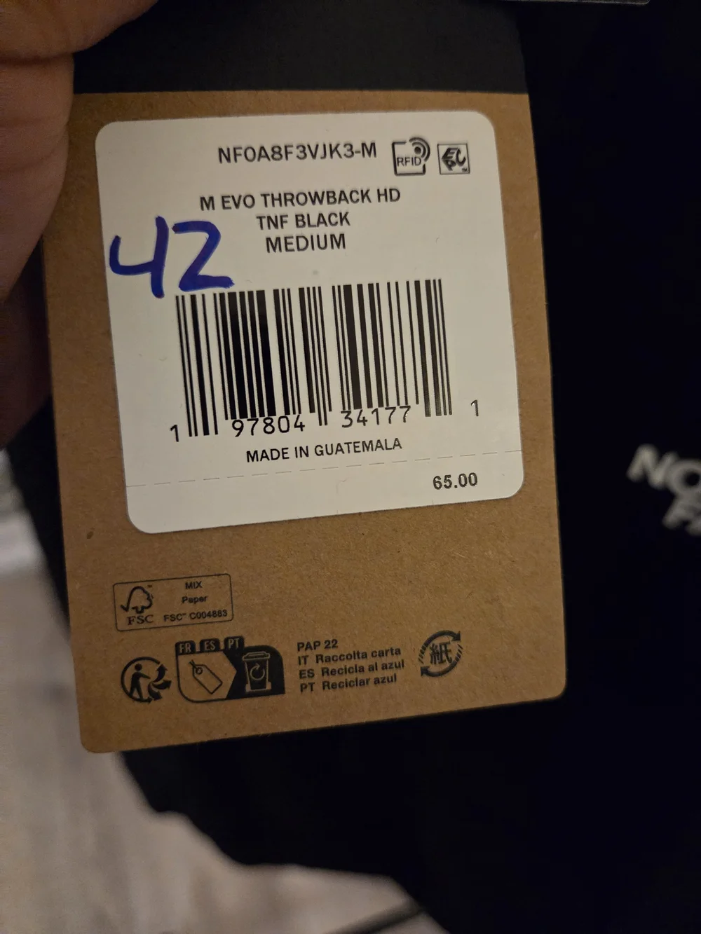 The North Face Men's Black Logo Hoodie - Never Stop Exploring